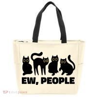 Ew People Funny Cat Lover Tote Bag thumb 0