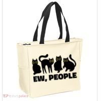 Ew People Funny Cat Lover Tote Bag thumb 2