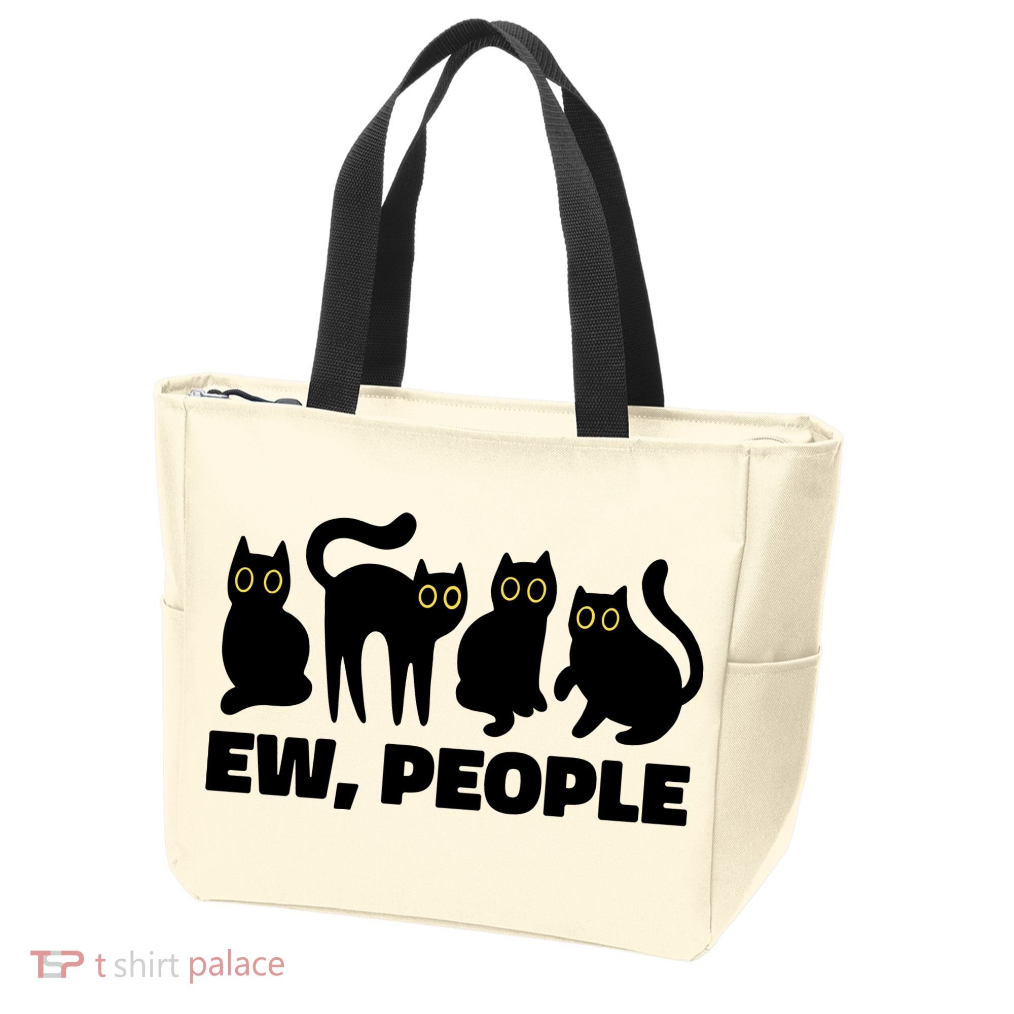Ew People Funny Cat Lover Tote Bag