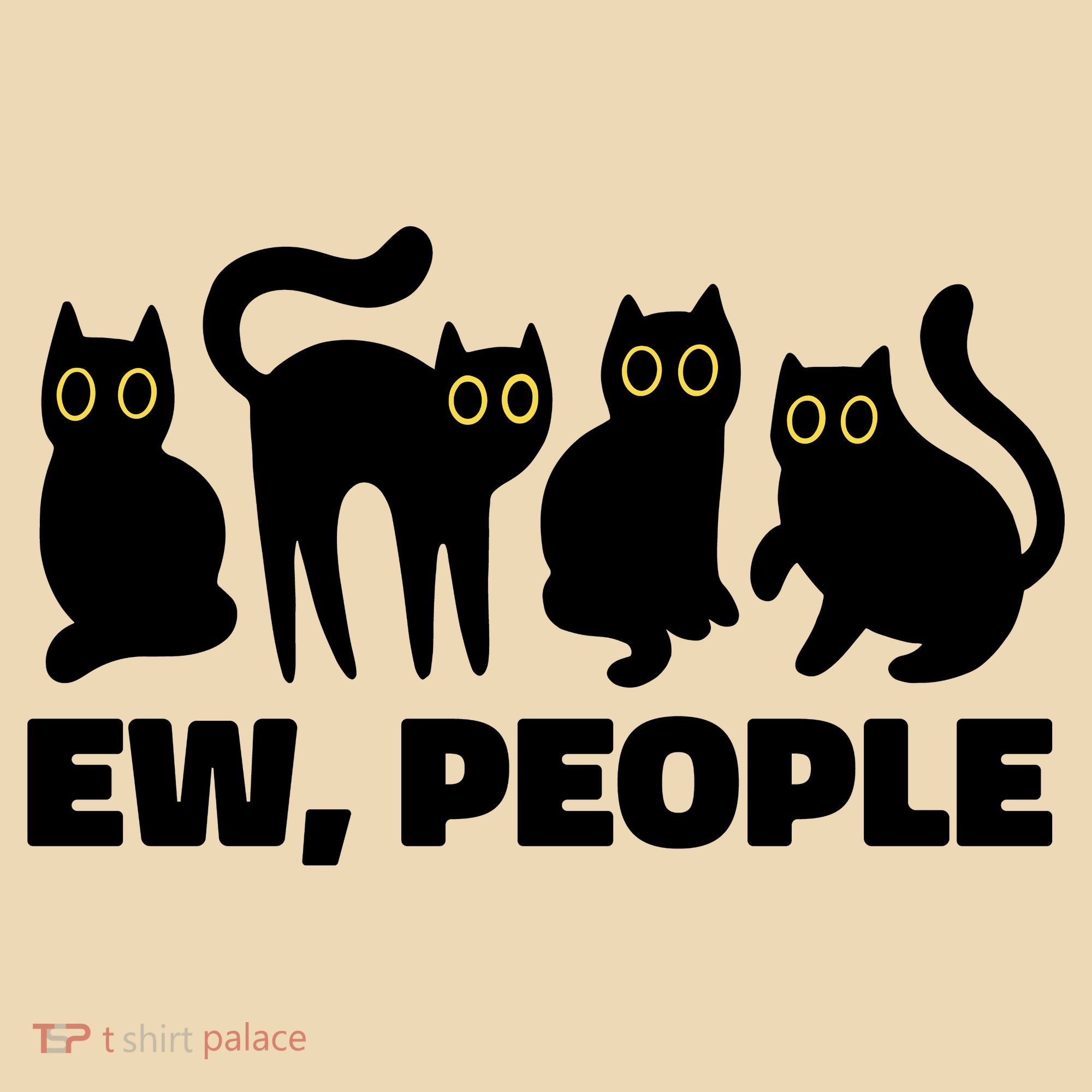 Ew People Funny Cat Lover Tote Bag