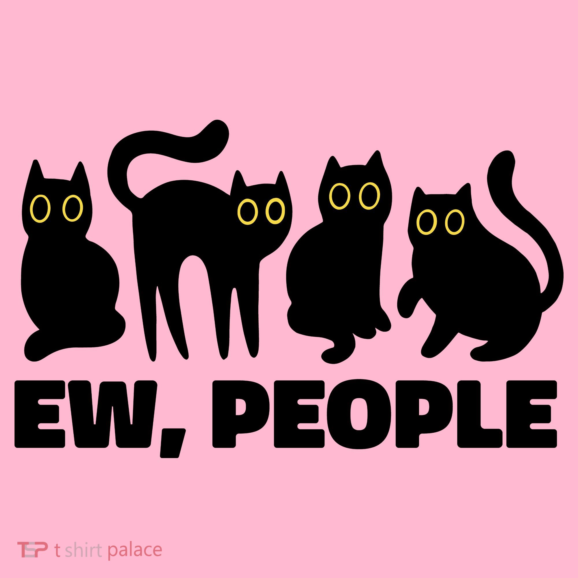 Ew People Funny Cat Lover Coaster