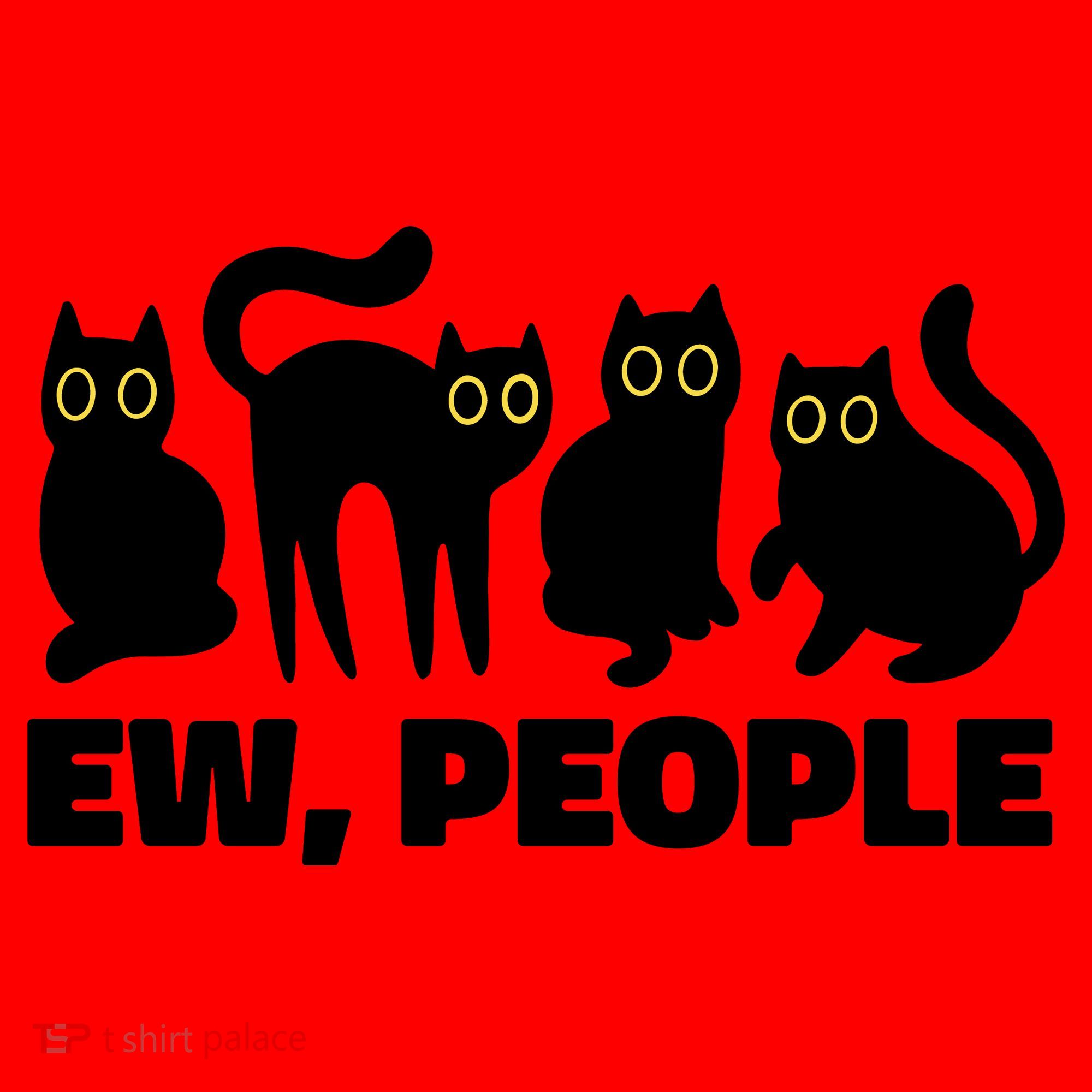Ew People Funny Cat Lover Santa Hat