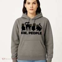 Ew People Funny Cat Lover Hoodie thumb 5