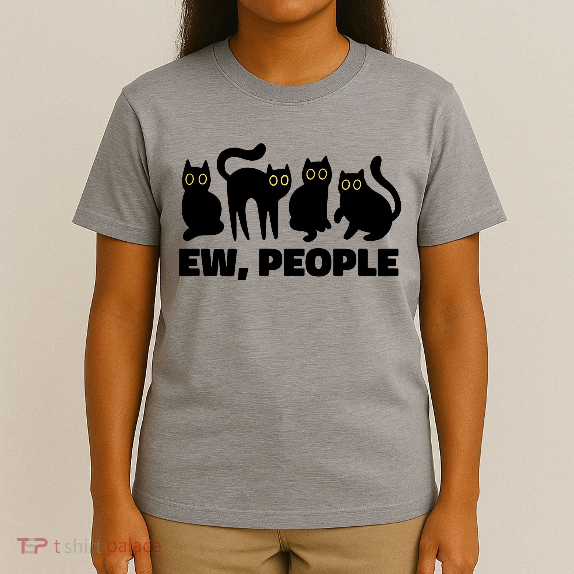 Ew People Funny Cat Lover T-Shirt