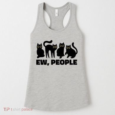 Ew People Funny Cat Lover Women's Tank Top