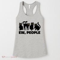 Ew People Funny Cat Lover Women's Tank Top thumb 0