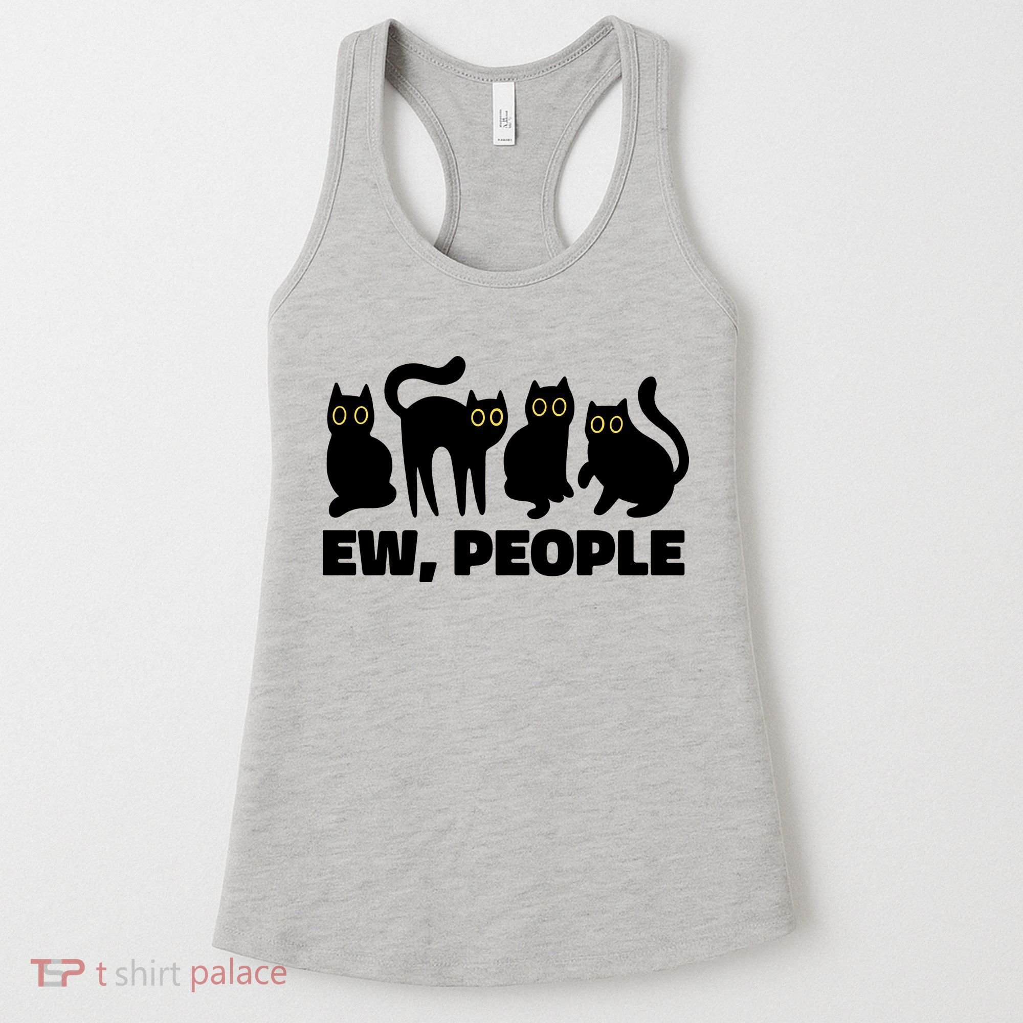 Ew People Funny Cat Lover Women's Tank Top
