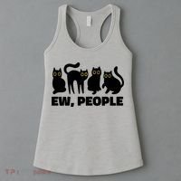 Ew People Funny Cat Lover Women's Tank Top thumb 3