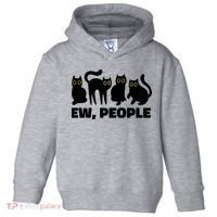 Ew People Funny Cat Lover Toddler Hoodie thumb 0