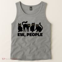 Ew People Funny Cat Lover Tank Top thumb 2
