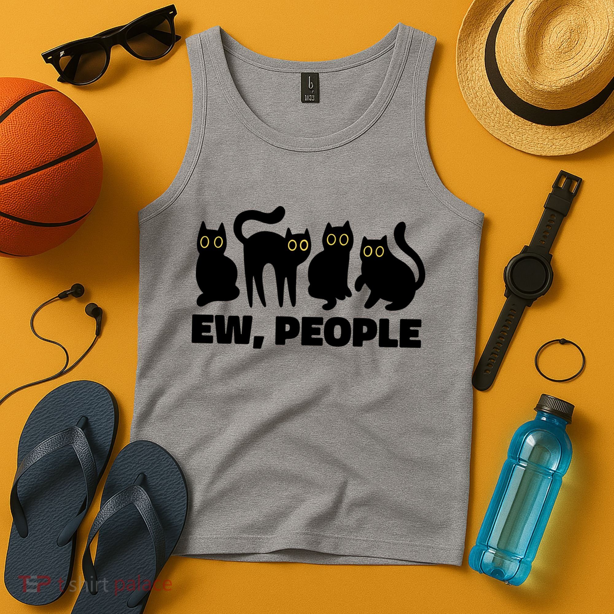 Ew People Funny Cat Lover Tank Top