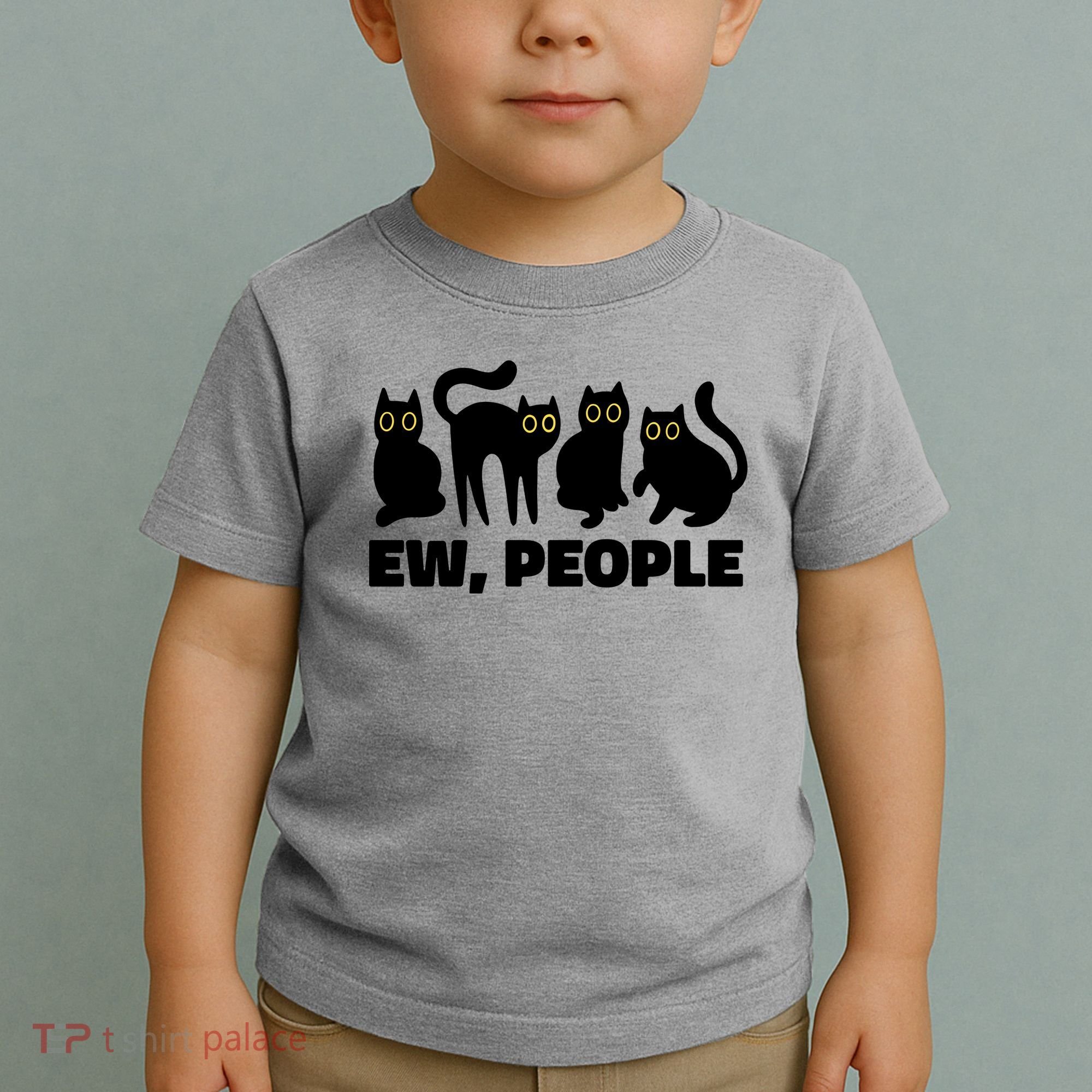 Ew People Funny Cat Lover Toddler T-Shirt