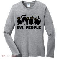 Ew People Funny Cat Lover Women's Long Sleeve Shirt thumb 0