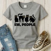 Ew People Funny Cat Lover Women's T-Shirt thumb 3