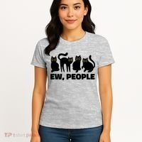 Ew People Funny Cat Lover Women's T-Shirt thumb 4