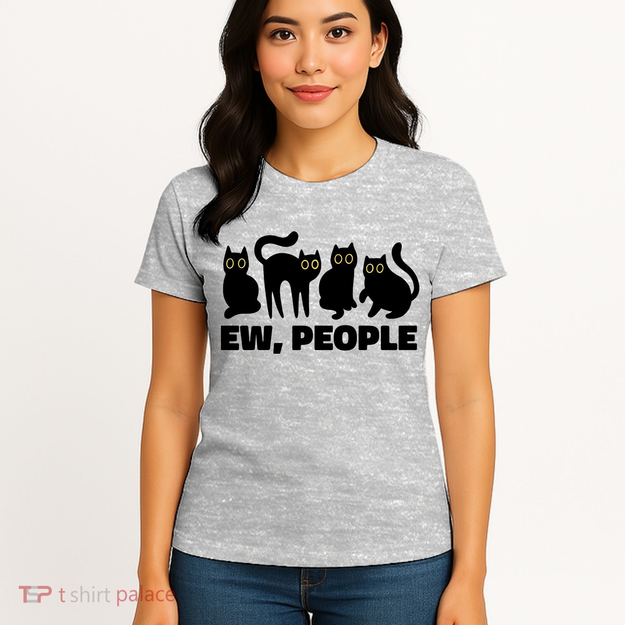 Ew People Funny Cat Lover Women's T-Shirt