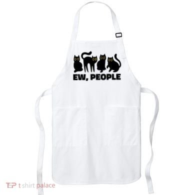 Ew People Funny Cat Lover Apron