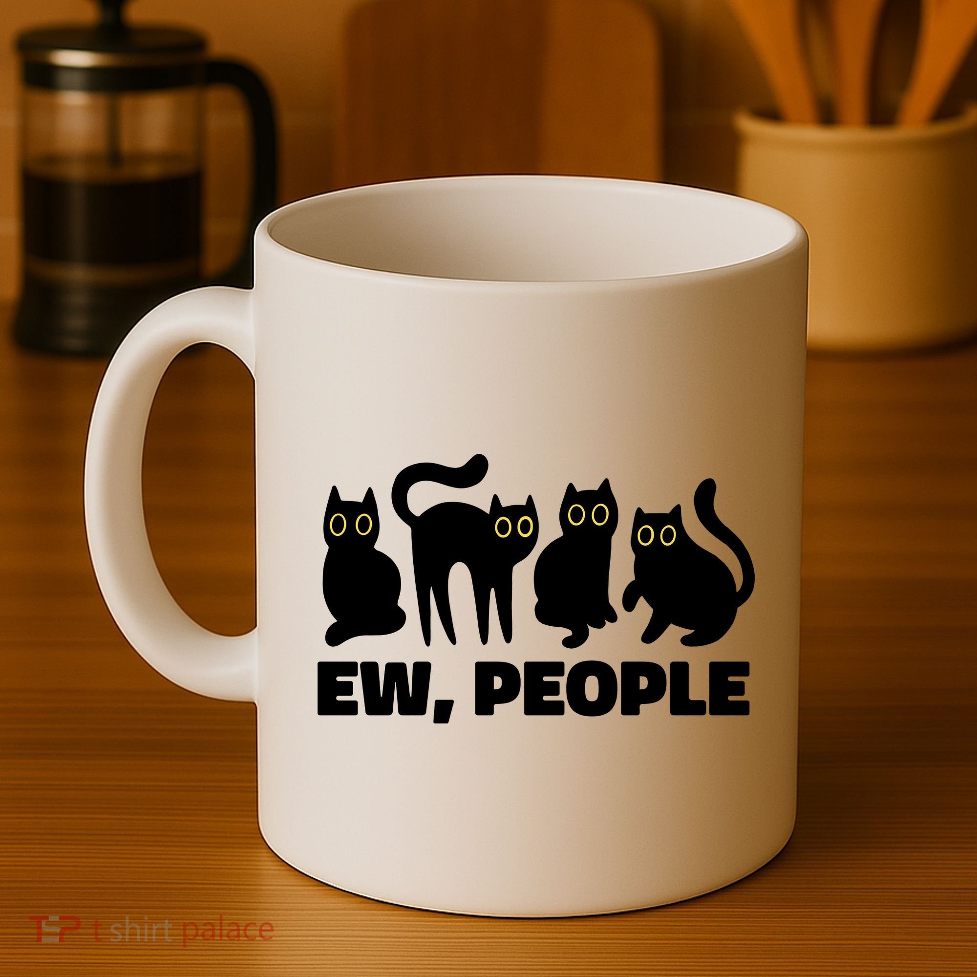 Ew People Funny Cat Lover Coffee Mug