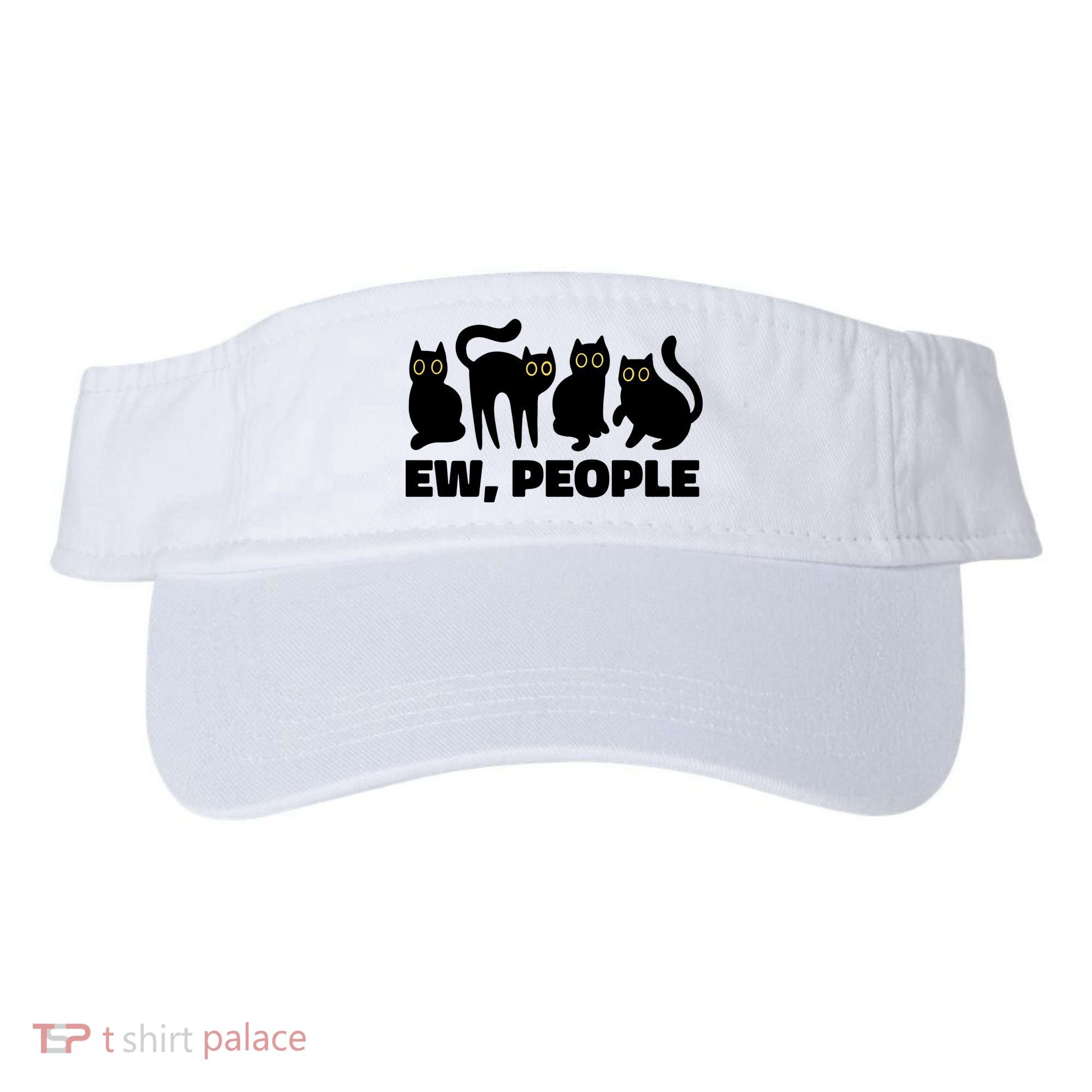Ew People Funny Cat Lover Visor