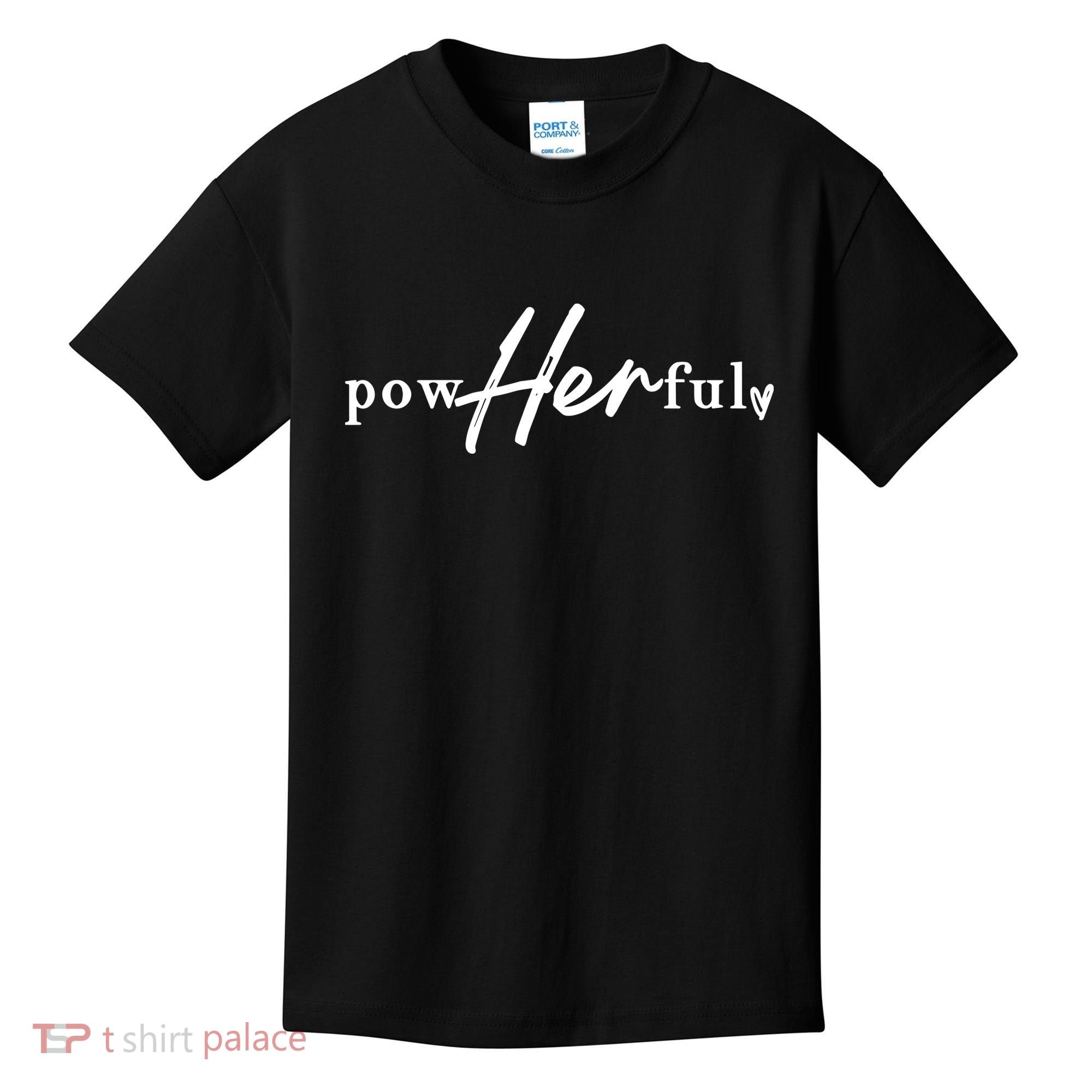 Empowerment Powherful Female Kids T-Shirt