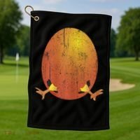 Easter Pregnancy For Expecting Mom Retro Boy Golf Towel thumb 1