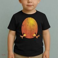 Easter Pregnancy For Expecting Mom Retro Boy Toddler T-Shirt thumb 2