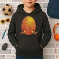Easter Pregnancy For Expecting Mom Retro Boy Kids Hoodie thumb 2