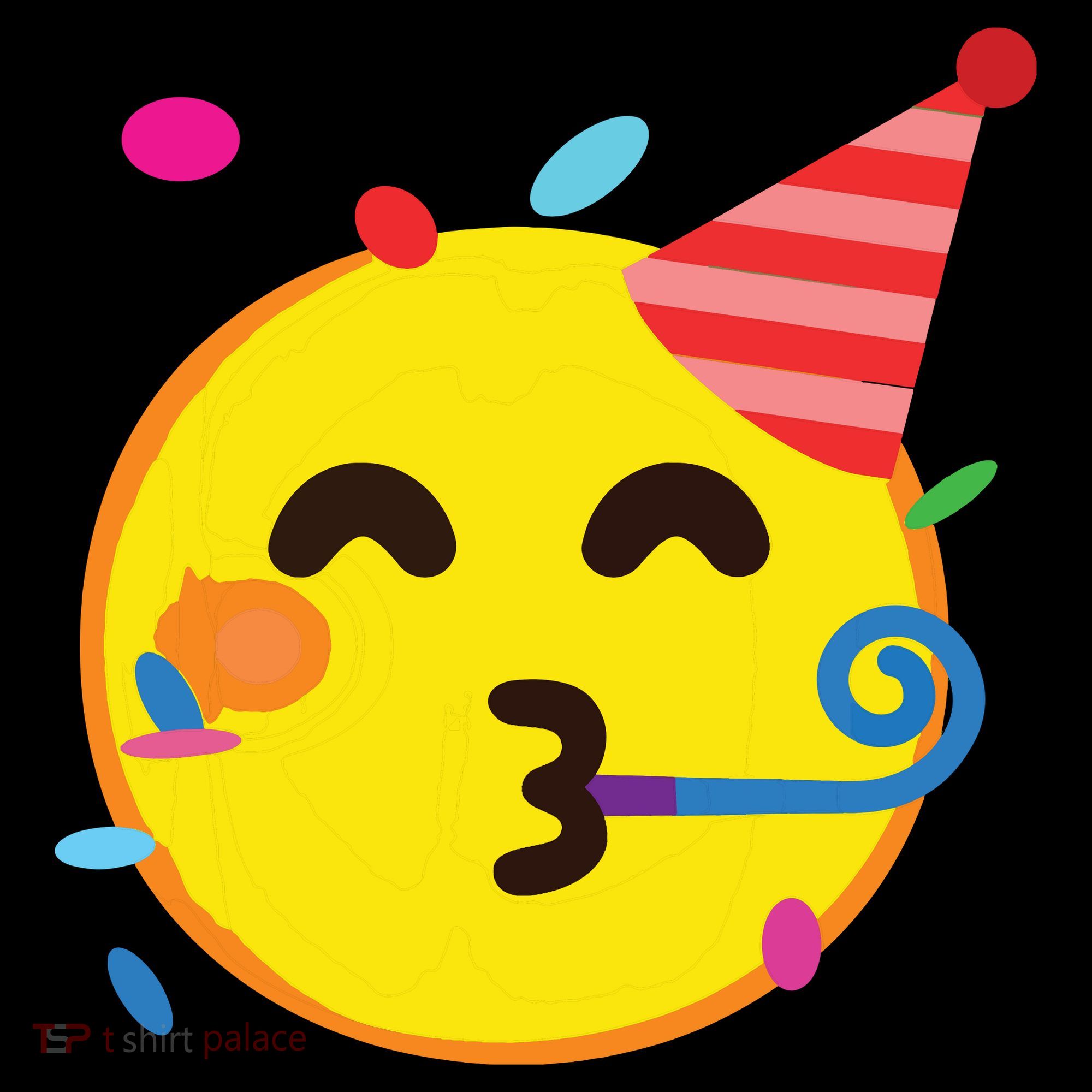Emoticon Partying Face Birthday Toddler Hoodie