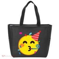 Emoticon Partying Face Birthday Tote Bag thumb 0