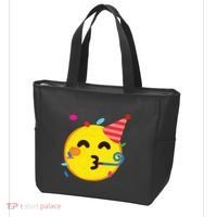 Emoticon Partying Face Birthday Tote Bag thumb 3