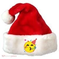 Emoticon Partying Face Birthday Santa Hat thumb 0