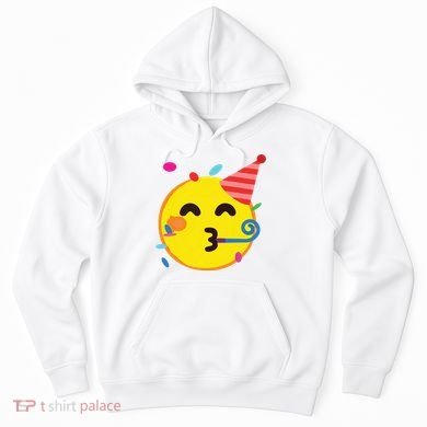 Emoticon Partying Face Birthday Hoodie