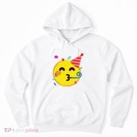 Emoticon Partying Face Birthday Hoodie thumb 0
