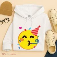 Emoticon Partying Face Birthday Hoodie thumb 4