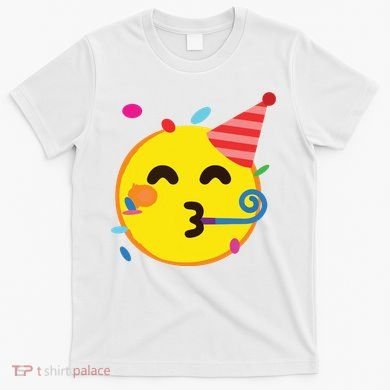 Emoticon Partying Face Birthday T-Shirt