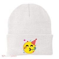 Emoticon Partying Face Birthday Beanie thumb 0
