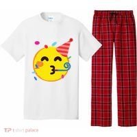 Emoticon Partying Face Birthday Pajama Set thumb 0