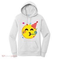 Emoticon Partying Face Birthday Women's Hoodie thumb 0