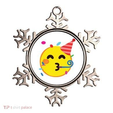 Emoticon Partying Face Birthday Ornament