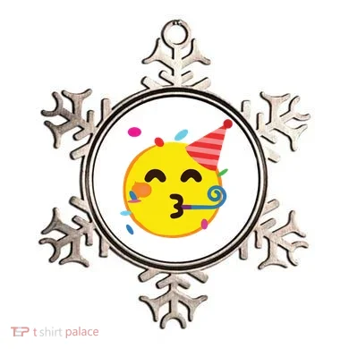 Emoticon Partying Face Birthday Ornament