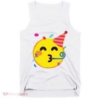 Emoticon Partying Face Birthday Tank Top thumb 0