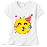 Emoticon Partying Face Birthday Women's T-Shirt thumb 0
