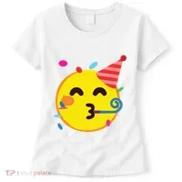 Emoticon Partying Face Birthday Women's T-Shirt thumb 0