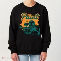Eat Paint Funny Paintball Women's Sweatshirt thumb 0