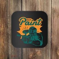 Eat Paint Funny Paintball Coaster thumb 0