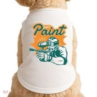 Eat Paint Funny Paintball Doggie Tank thumb 0