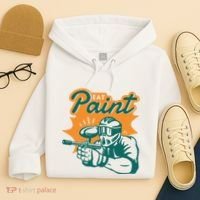 Eat Paint Funny Paintball Hoodie thumb 4