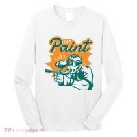 Eat Paint Funny Paintball Long Sleeve Shirt thumb 0