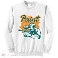 Eat Paint Funny Paintball Sweatshirt thumb 0