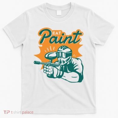 Eat Paint Funny Paintball T-Shirt